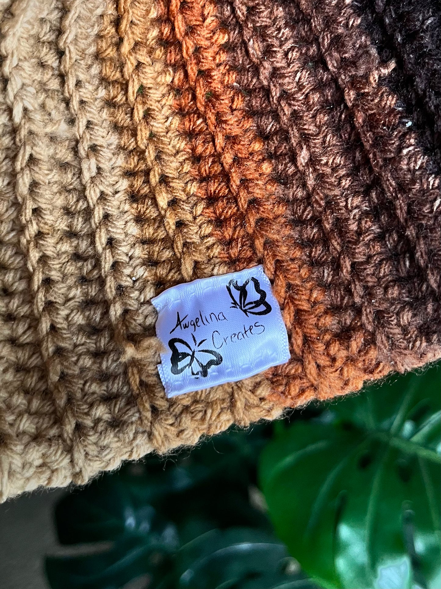 Fall Multi-colored Ribbed Beanie