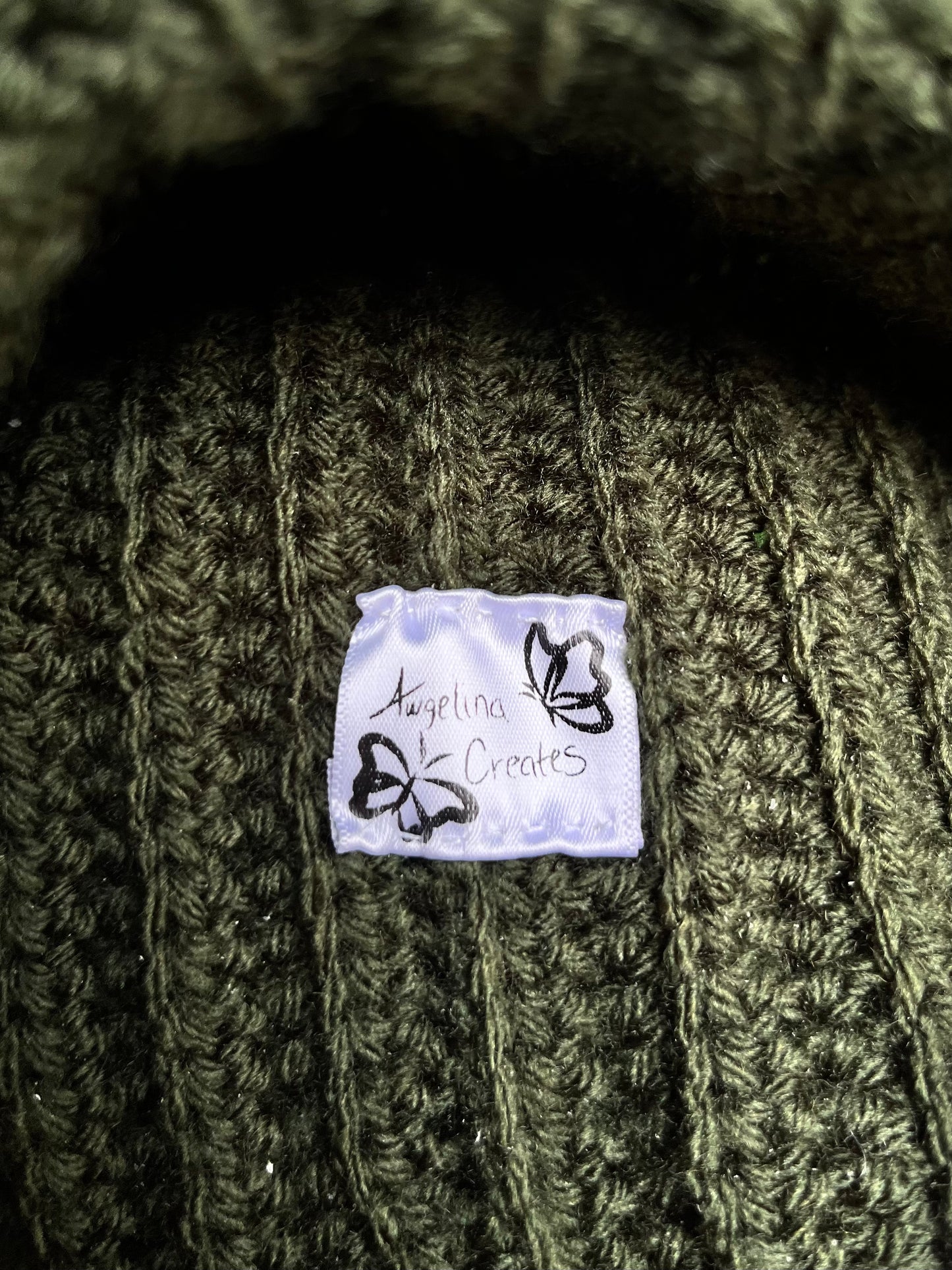 Forest Green Ribbed Beanie